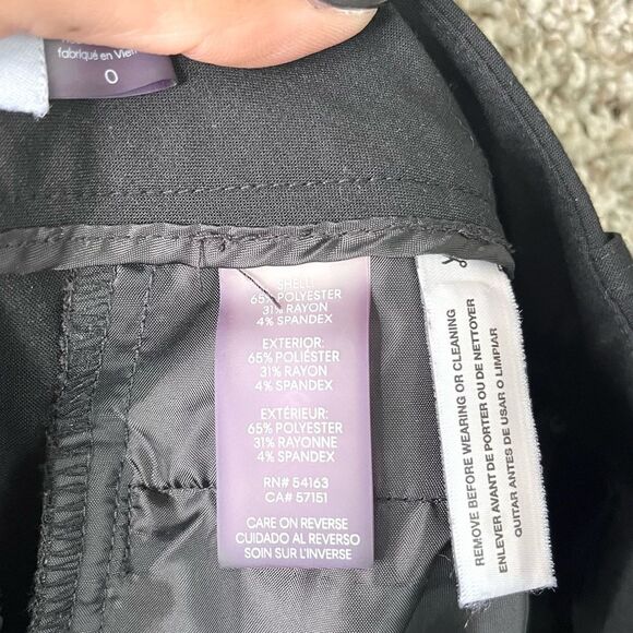 Calvin Klein Pants Women’s 0 Black Jogger Dress Pants - Picture 4 of 6